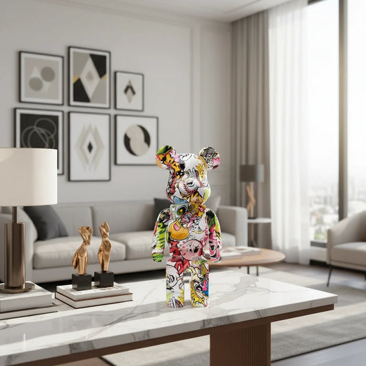 Figurine Art Toy "Graffiti Bear" – Sculpture Street Art & Pop Culture