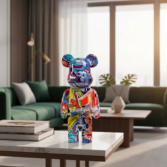 Figurine Art Toy "Graffiti Bear" – Sculpture Street Art & Pop Culture